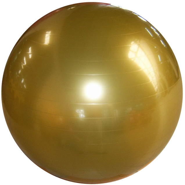 gold exercise ball